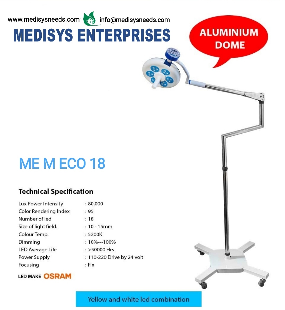 
ECO 18 SINGLE (STAND ) DOME